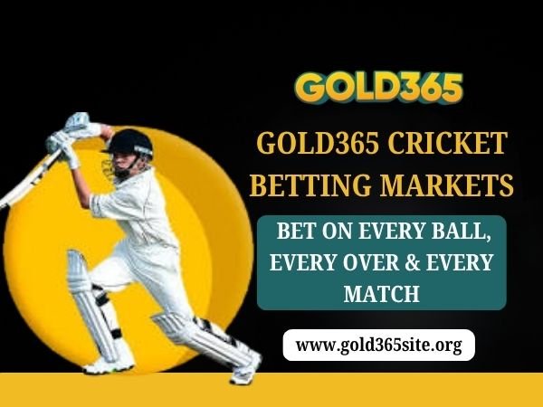 Gold365 Cricket Betting Markets – Bet on Every Ball, Every Over & Every Match